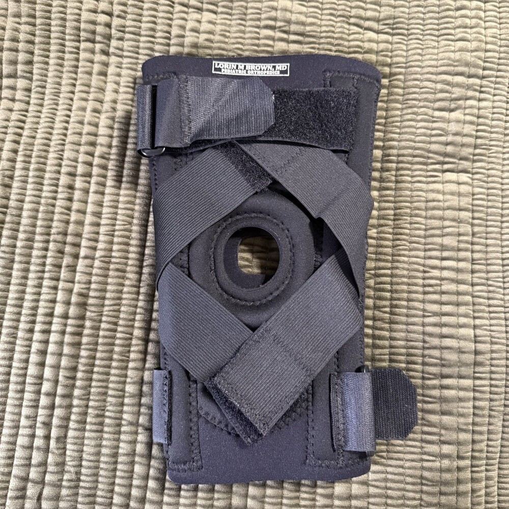 Soft Knee Sleeve Brace Pediatric LARGE Orthopedic Adjustable